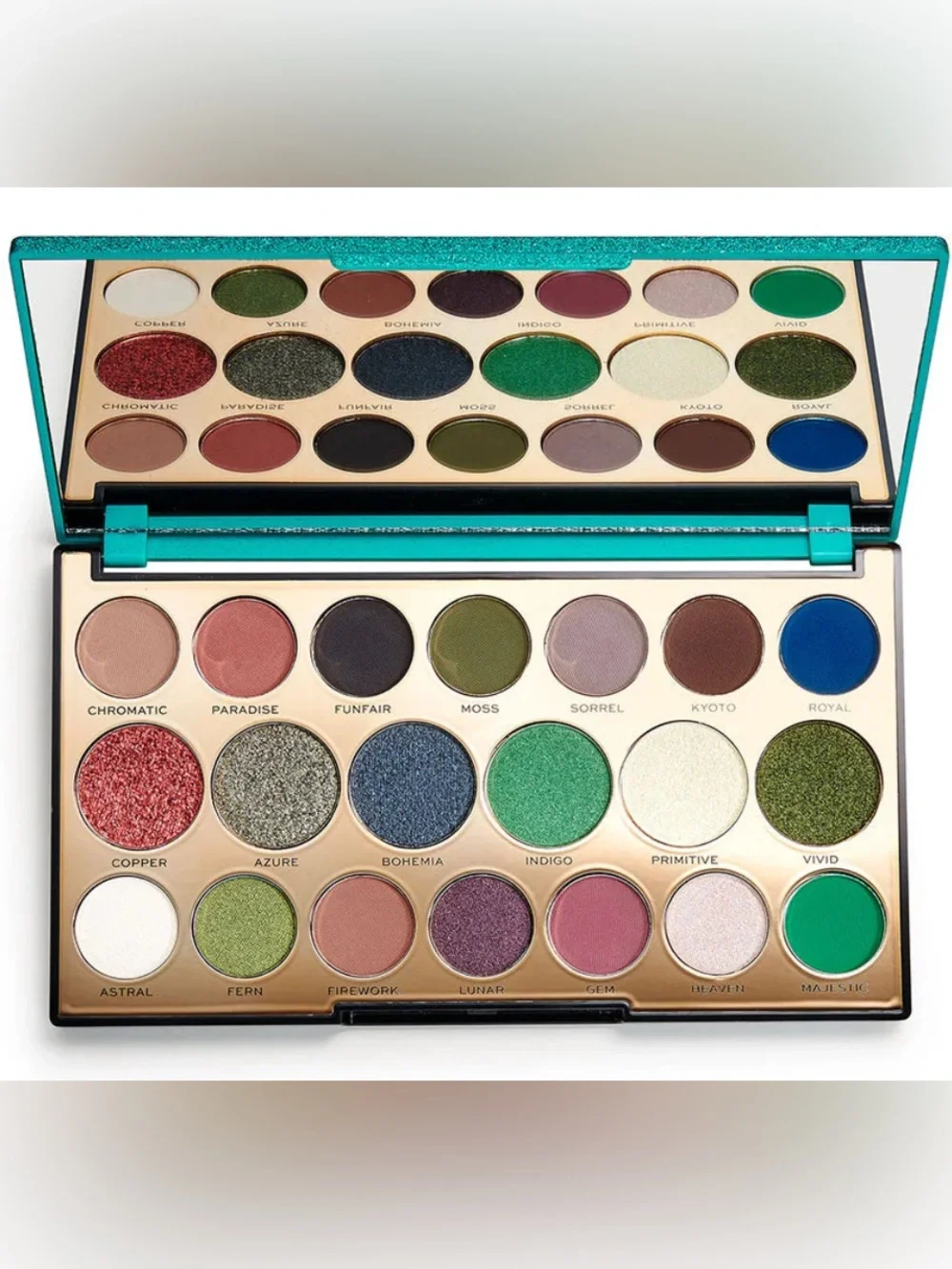 NWOT Makeup Revolution Precious Stone Emerald Eyeshadow Palette